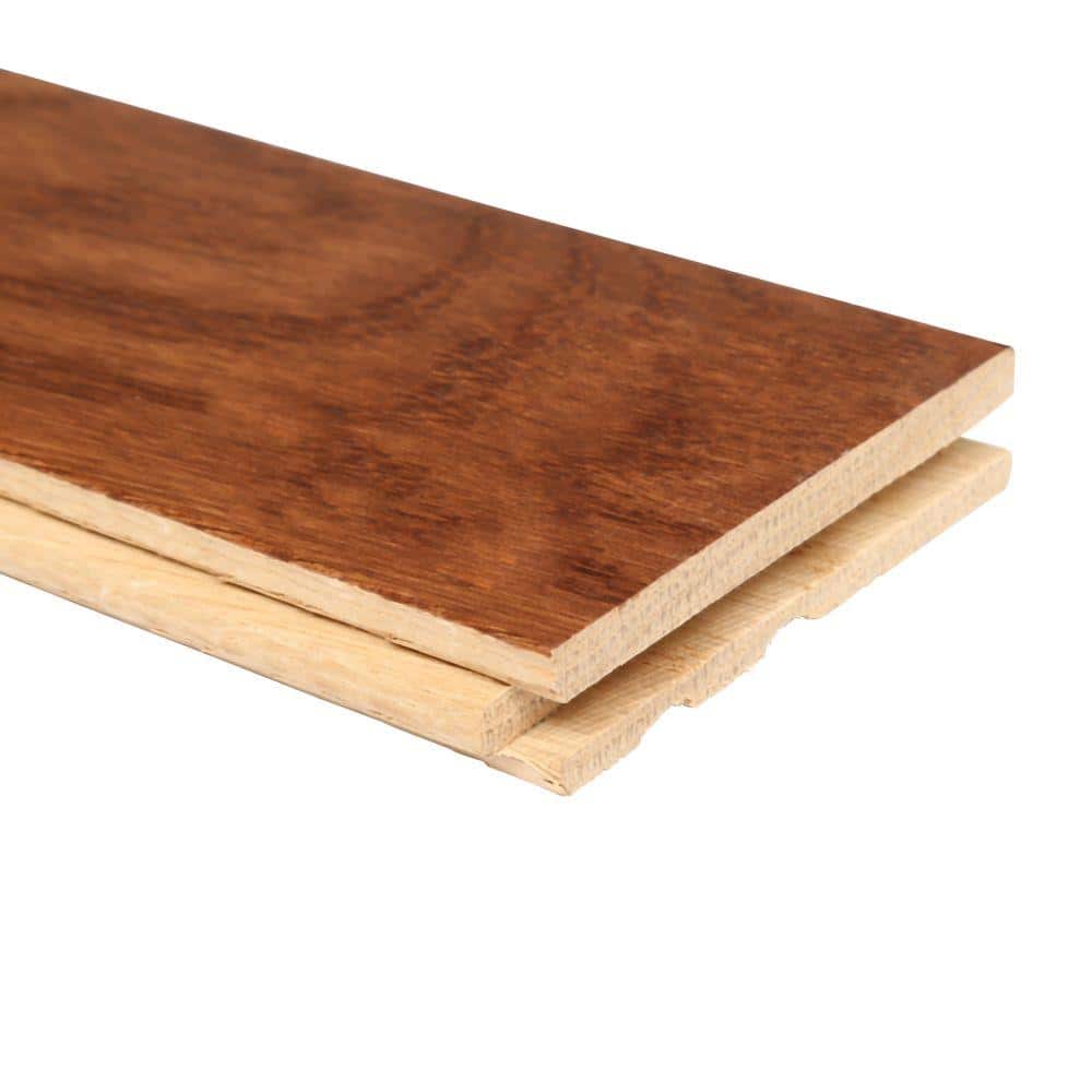 Bruce Plano Saddle Oak 3/4 in. T x 3-1/4 in. W Smooth Solid Hardwood Flooring (22 sq.ft./ctn)