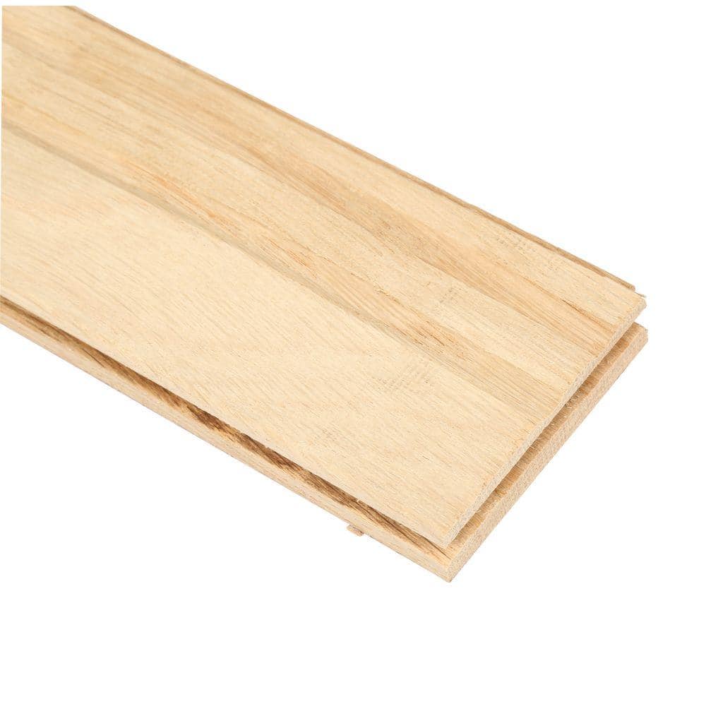 Bruce Plano Saddle Oak 3/4 in. T x 3-1/4 in. W Smooth Solid Hardwood Flooring (22 sq.ft./ctn)
