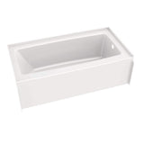 Delta Classic 500 60 in. x 30 in. Alcove Right-Drain Bathtub and 3-Piece Wall Surrounds, High Gloss White