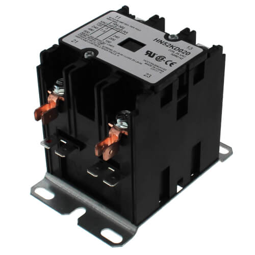 Carrier HN52KD020 contactor - front view (Voltage: 24V; Product Type: Contactor)