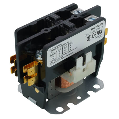 Carrier HN52TC024 contactor - front view (Voltage: 24V; Product Type: Contactor)