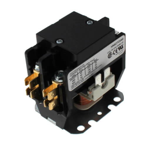 Carrier HN52TC040 contactor - front view (Voltage: 24V; Product Type: Contactor)