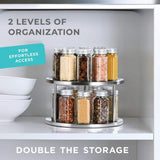Home it 2-Tier Lazy Susan Turntable 360°