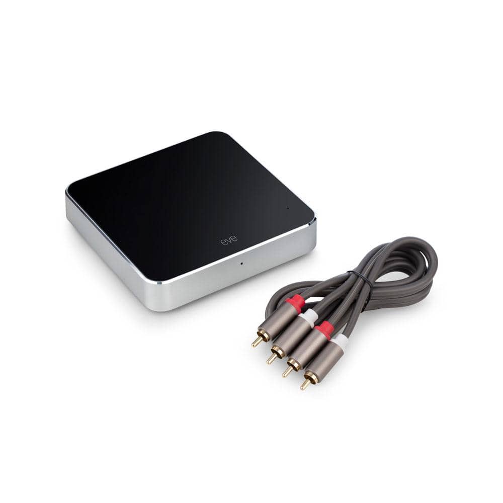 eve Play – Audio Streaming Interface for Apple Airplay - Upgrade Amp to AirPlay Audio Streaming, Works w/ Apple Home (Black)