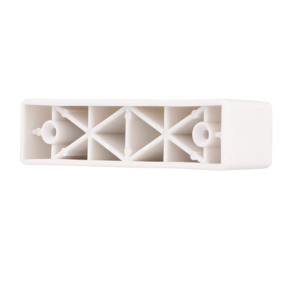 Homewerks Worldwide Plastic Mounting Block for Laundry Tub in White