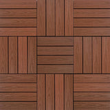 NewTechWood UltraShield Naturale 1 ft. x 1 ft. Quick Deck Outdoor Composite Deck Tile Sample in Honduran Mahogany