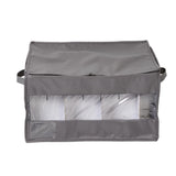 Honey-Can-Do Gray Polyester Stemware Storage Box