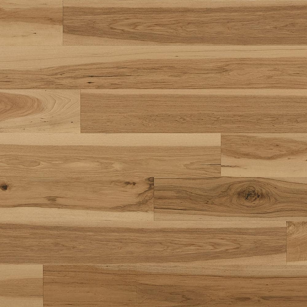 ASPEN FLOORING Honey Comb Hickory 9/16 in T x 8.66 in. W Tongue and Groove Wire Brushed Engineered Hardwood Flooring (31.25 sqft/case)