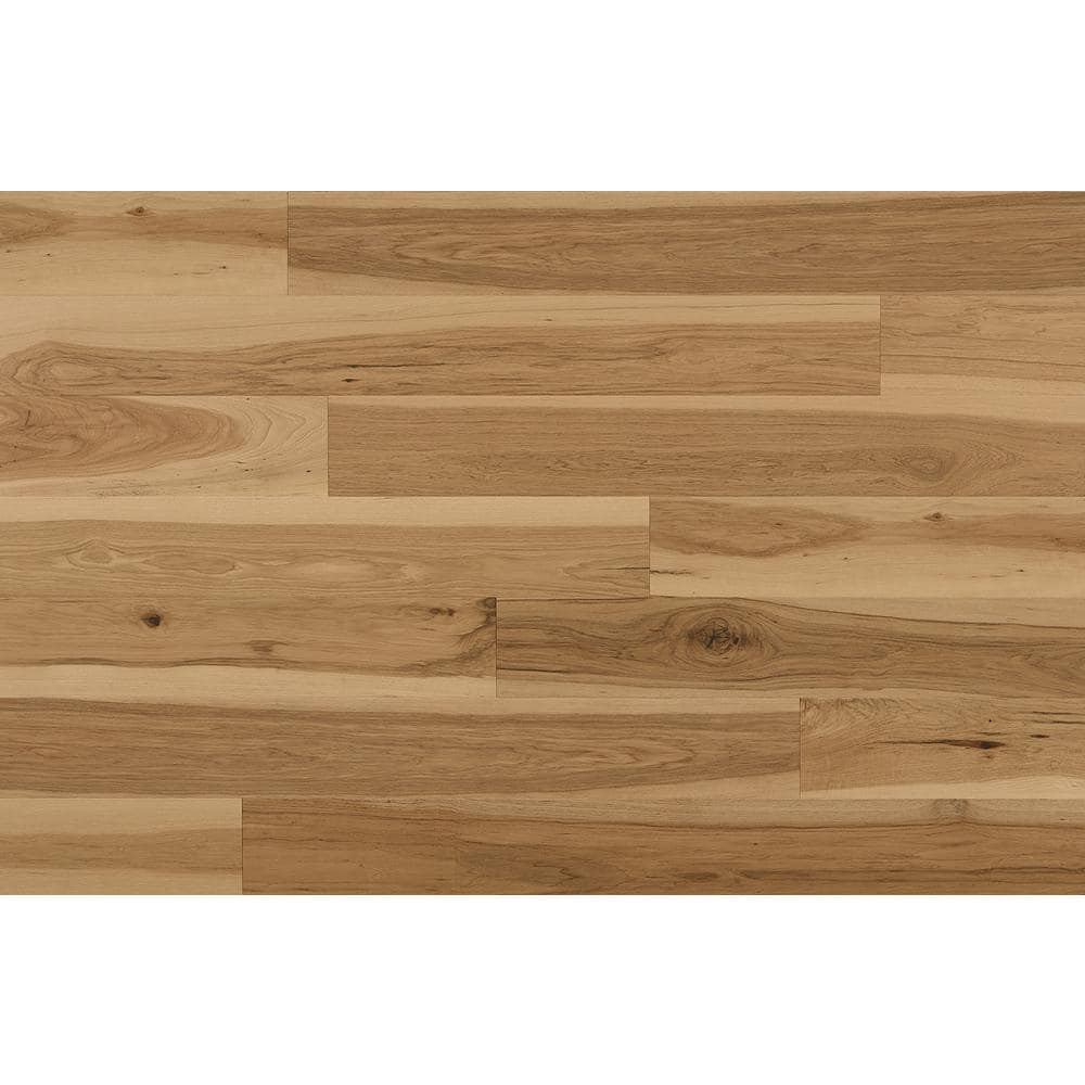ASPEN FLOORING Honey Comb Hickory 9/16 in T x 8.66 in. W Tongue and Groove Wire Brushed Engineered Hardwood Flooring (31.25 sqft/case)