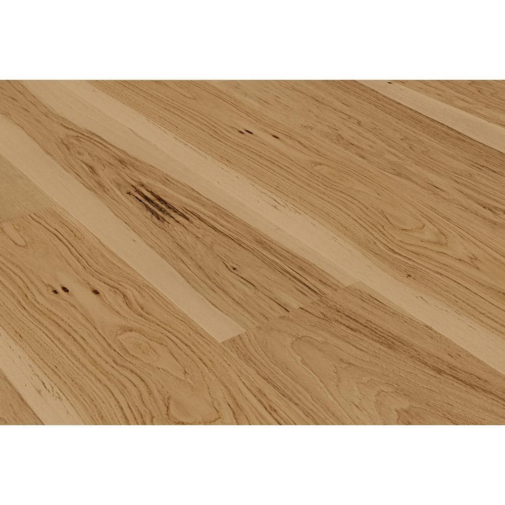 ASPEN FLOORING Honey Comb Hickory 9/16 in T x 8.66 in. W Tongue and Groove Wire Brushed Engineered Hardwood Flooring (31.25 sqft/case)