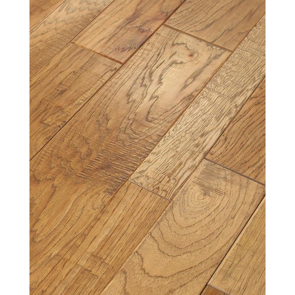 Shaw Canyon Honey Hickory 3/8 in. T X 6.3 in. W Tongue and Groove Engineered Hardwood Flooring (34.96 sq.ft./case)