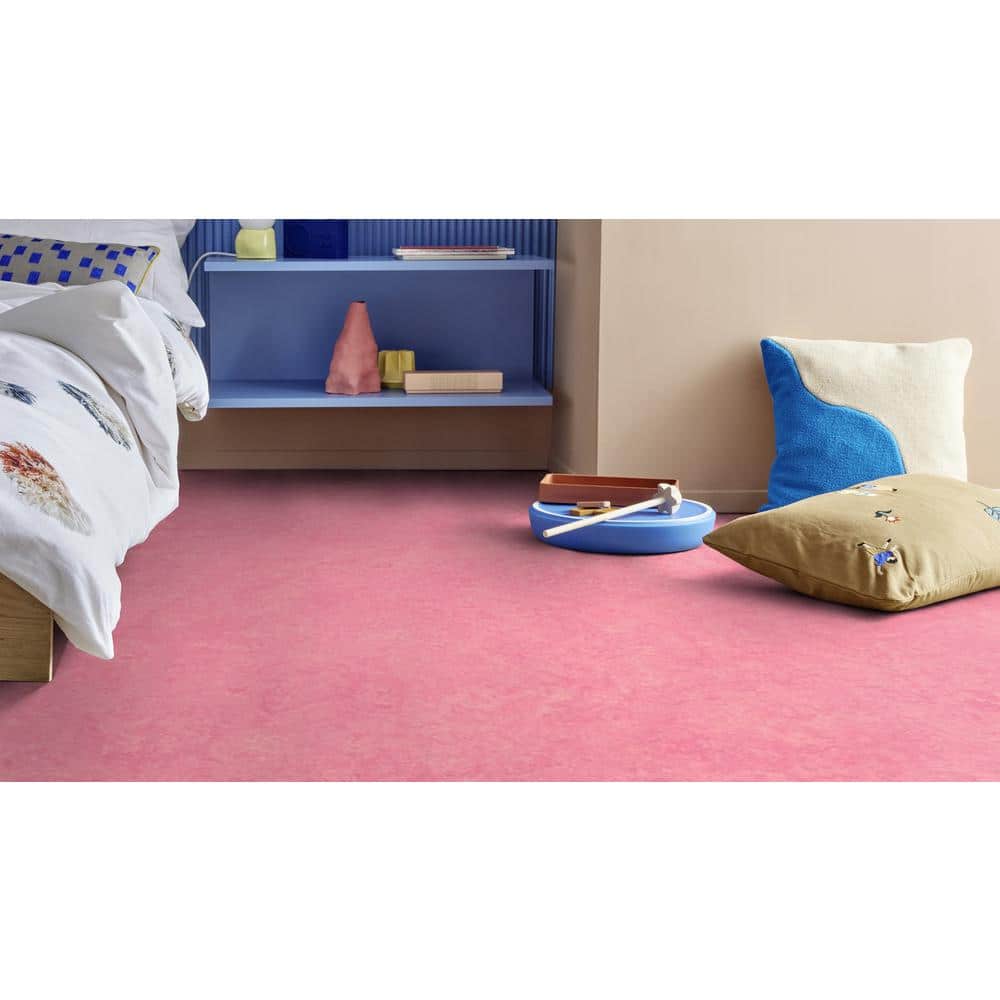 Marmoleum Cinch Loc Seal Honey Suckle 9.8 mm T x 11.81 in. W x 11.81 in. L Laminate Flooring (6.78 sq. ft./case)