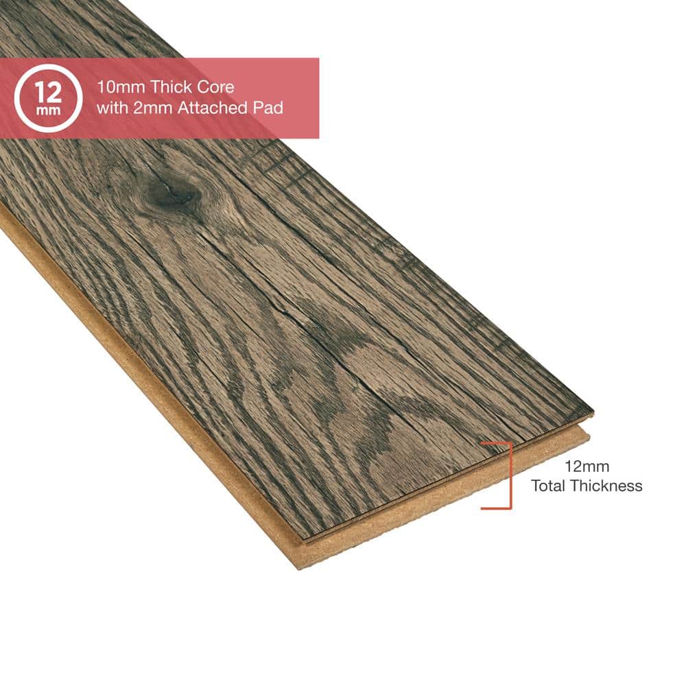 Pergo Outlast+ Honeysuckle Oak 12 mm T x 6.1 in. W Waterproof Laminate Wood Flooring (16.12 sqft/case)