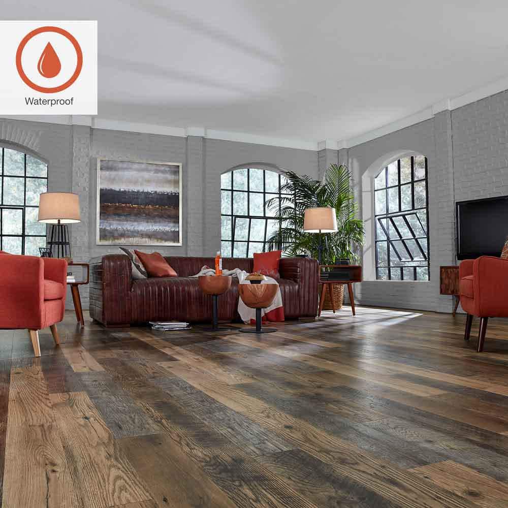 Pergo Outlast+ Honeysuckle Oak 12 mm T x 6.1 in. W Waterproof Laminate Wood Flooring (16.12 sqft/case)