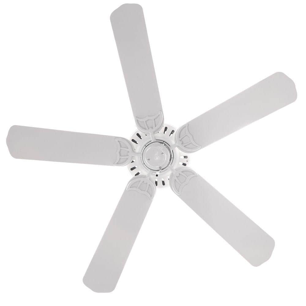 Hunter Bridgeport 52-in White Indoor/Outdoor Ceiling Fan, 5-Blade