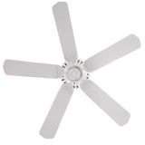 Hunter Bridgeport 52-in White Indoor/Outdoor Ceiling Fan, 5-Blade