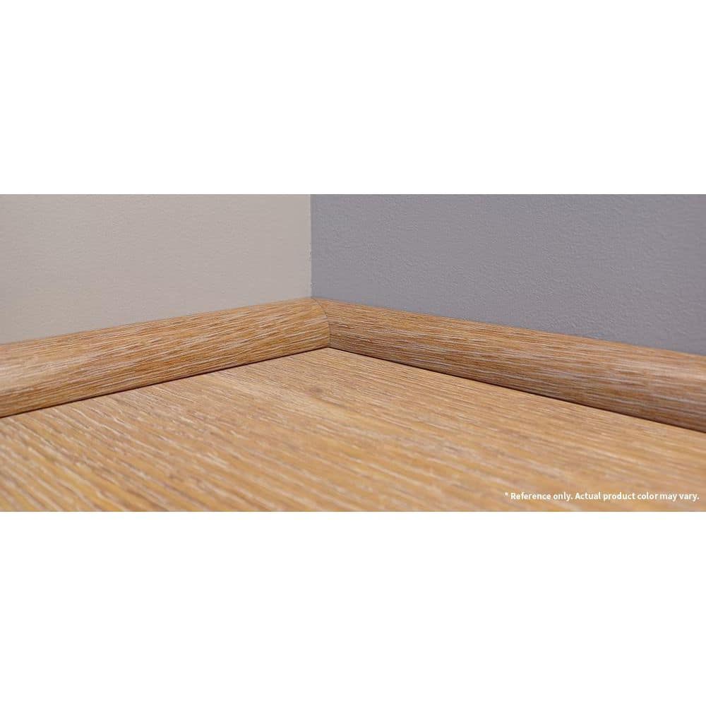 DuraDecor Classy Chic Hurry Home Hazelnut 0.75 in. T x 0.75 in. W x 94 in. L Quarter Round Molding