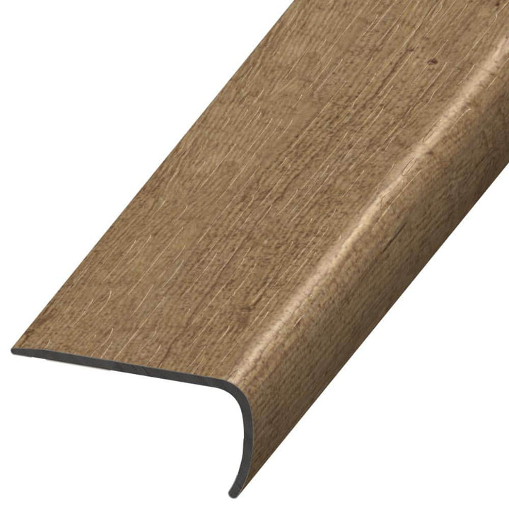 DuraDecor Classy Chic Hurry Home Hazelnut 1 in. T x 2 in. W x 94 in. L Stair Nose Molding