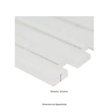 MSI Ice Interlocking 12 in. x 12 in. x 8 mm Glass Mesh-Mounted Mosaic Tile (10 sq. ft./Case)