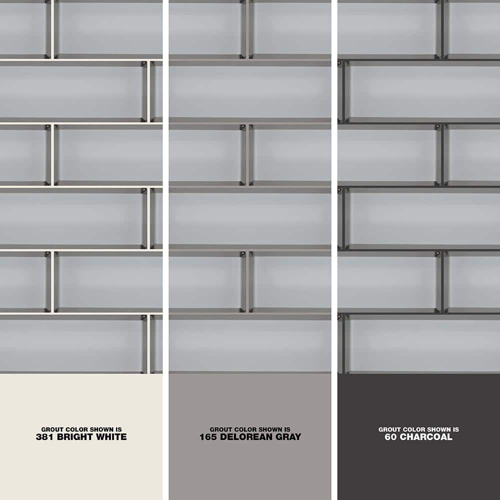MSI Ice Bevel Subway 11.73 in. x 11.73 in. x 8 mm Glass Blend Mesh-Mounted Mosaic Tile (9.6 sq. ft. / Case)