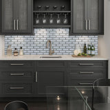 MSI Ice Bevel Subway 11.73 in. x 11.73 in. x 8 mm Glass Blend Mesh-Mounted Mosaic Tile (9.6 sq. ft. / Case)