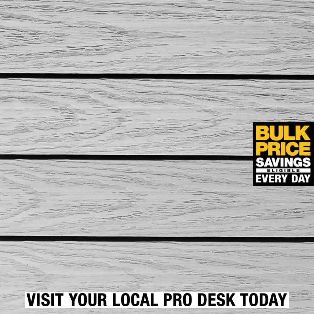 NewTechWood UltraShield Naturale 1 ft. x 1 ft. Quick Deck Outdoor Composite Deck Tile in Icelandic Smoke White (10 sq. ft. per box)