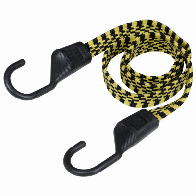 Keeper 48 in. Flat Bungee Cord Ultra - Yellow/Black