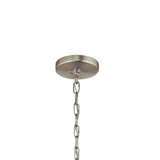 Kichler Elula 6-Light Anvil Iron & Distressed Antique Grey Farmhouse Chandelier, 19.5" DIA x 20.25" H