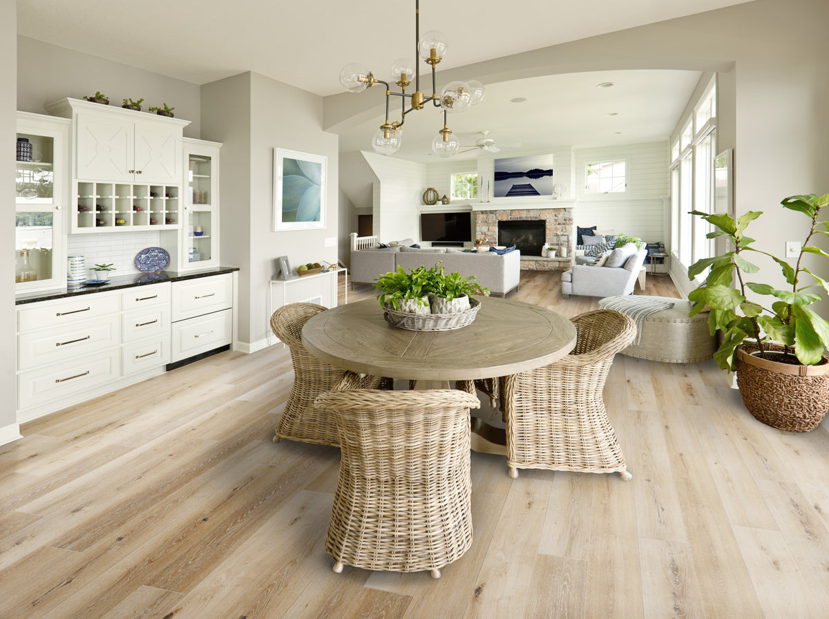 CALI Vinyl Mute Step Natural Elm 6.5-mm x 7-in W x 48-in L Water-Resistant Luxury Vinyl Plank Flooring (24.03-sq ft/case)