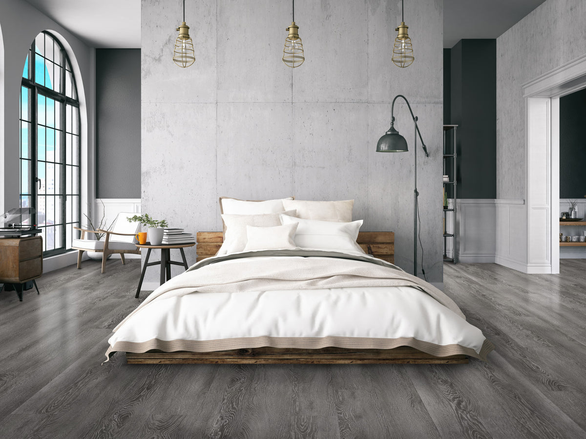 CALI Sample – Vinyl Pro with Mute Step Breakwater Oak Luxury Vinyl Plank (7.25 in x 48 in)