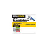 Central Pneumatic Pneumatic 1/4 in. LED Angle Die Grinder