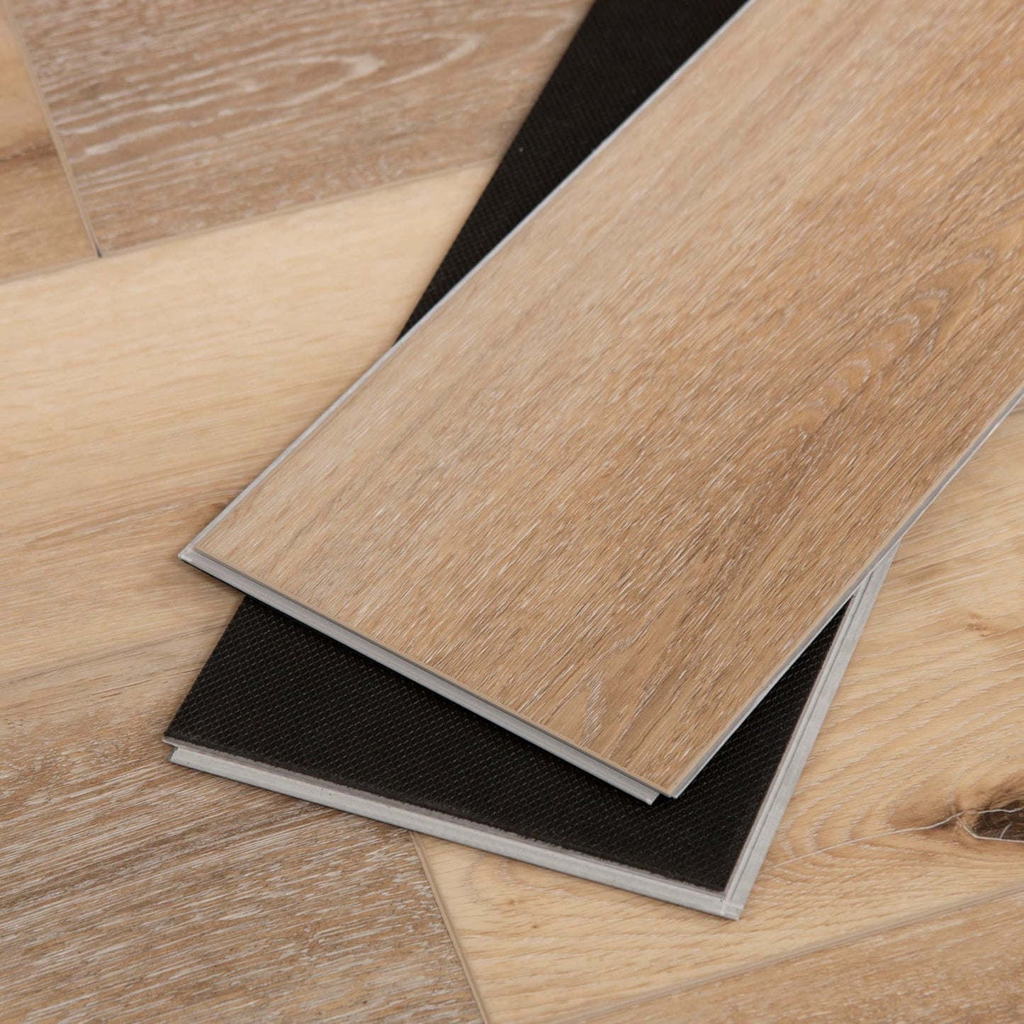 CALI Vinyl Pro with Mute Step Natural Elm 7-in Wide x 6-1/2-mm Thick Waterproof Interlocking Luxury Vinyl Plank Flooring (24.03-sq ft)