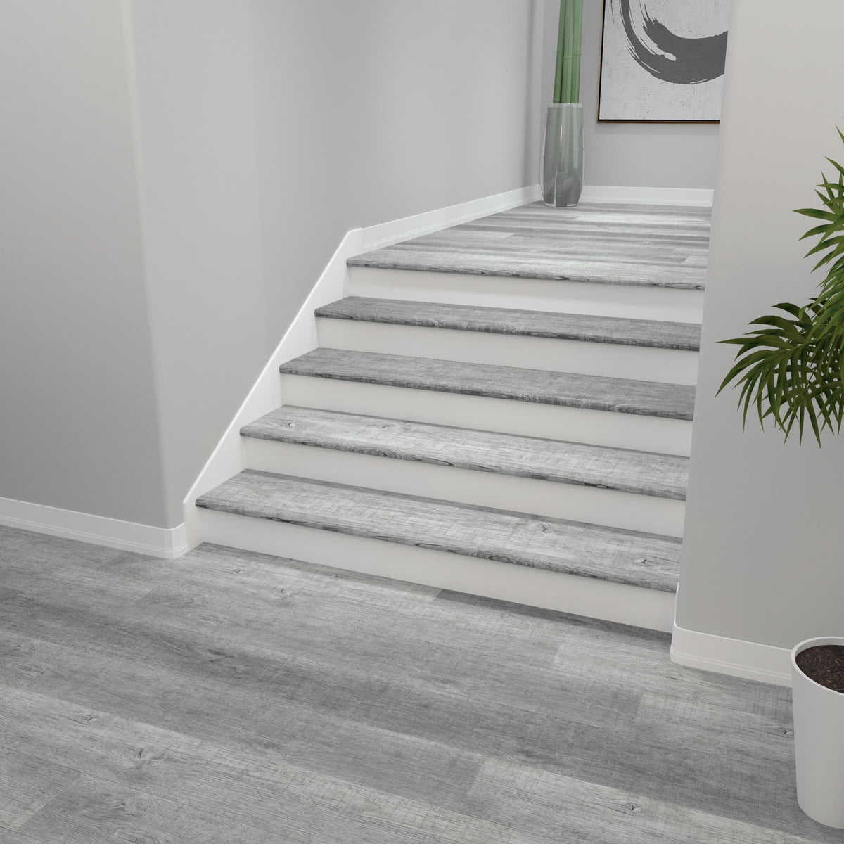 Cali Bamboo Vinyl Pro 11.5-in x 48.03-in Natural Prefinished Stair Tread