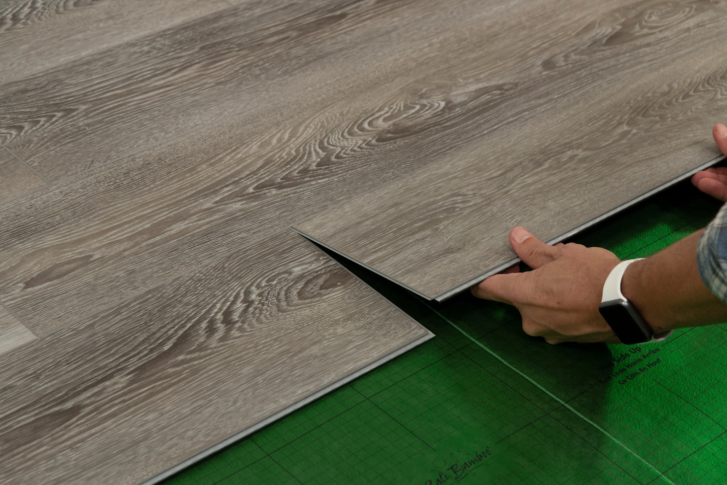 CALI Vinyl Pro with Mute Step Breakwater Oak 7-in Wide x 6-1/2-mm Thick Waterproof Interlocking Luxury Vinyl Plank Flooring (24.03-sq ft)
