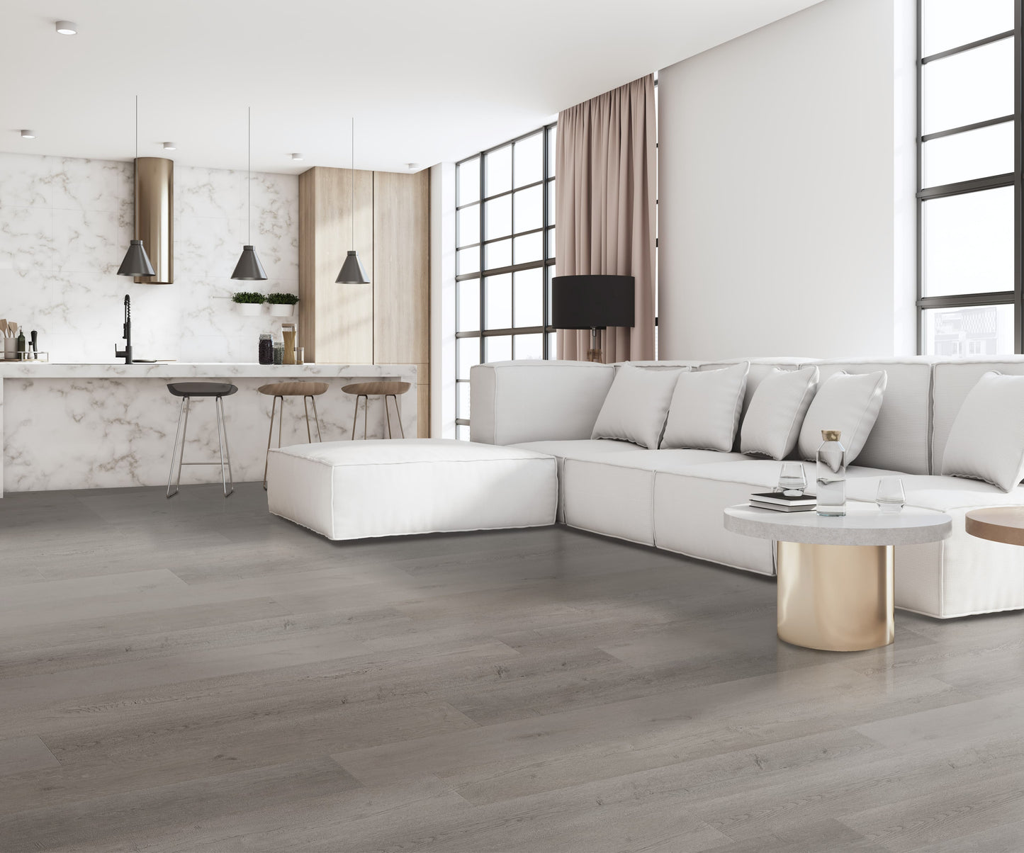 CALI Vinyl Legends Diamondhead 9-in W x 12-mm T Water-Resistant Interlocking Luxury Vinyl Plank Flooring (22.44-sq ft)