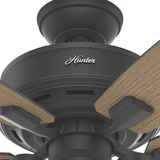 Hunter Lincoln Edison Style LED 52-in Natural Iron LED Indoor Ceiling Fan (5-Blade)