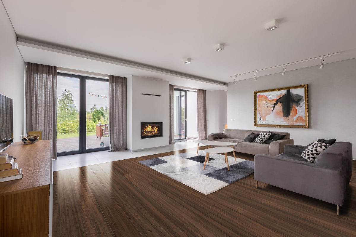 Cali Bamboo Eco-Engineered Prefinished Treehouse Bamboo Distressed Engineered Hardwood Flooring Sample