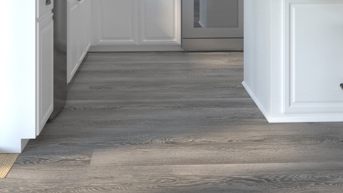 CALI Sample – Vinyl Pro with Mute Step Breakwater Oak Luxury Vinyl Plank (7.25 in x 48 in)