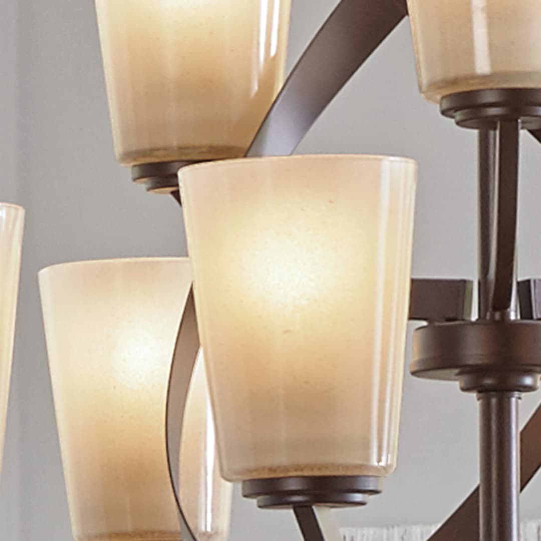Kichler Layla 9-Light Brushed Nickel Modern/Contemporary Chandelier