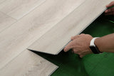 CALI Mute Step Castaway Oak 20-mil x 7-in W x 48-in L Waterproof Interlocking Luxury Vinyl Plank Flooring
