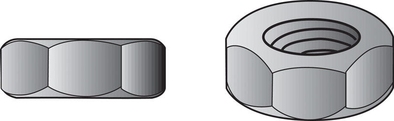 Hillman 3/8 in.-16 Zinc-Plated Steel USS Hex Nut, 1562-Pack