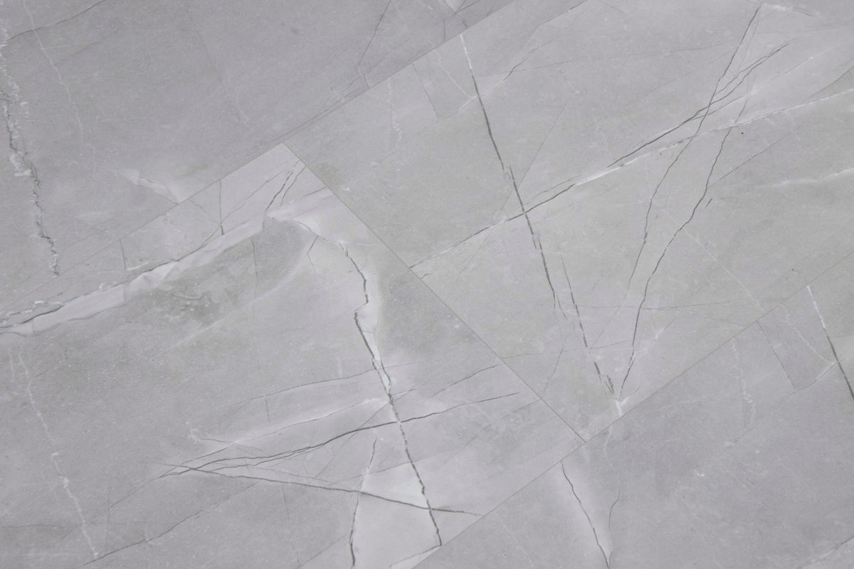 CALI Shorebreak Tiburon Marble 12-mm T x 11-13/16-in W x 23-5/8-in L Waterproof Tile Look Laminate Flooring (15.5-sq ft / Carton)