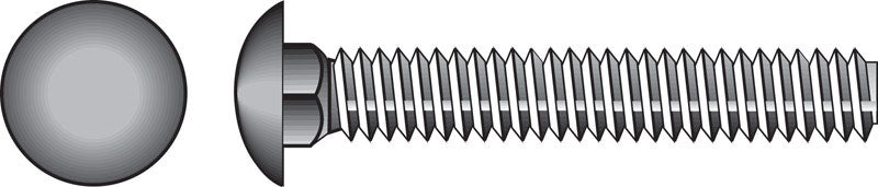 Hillman 3/8 in. x 8 in. Hot-Dipped Galvanized Steel Carriage Bolt, 50-Pack