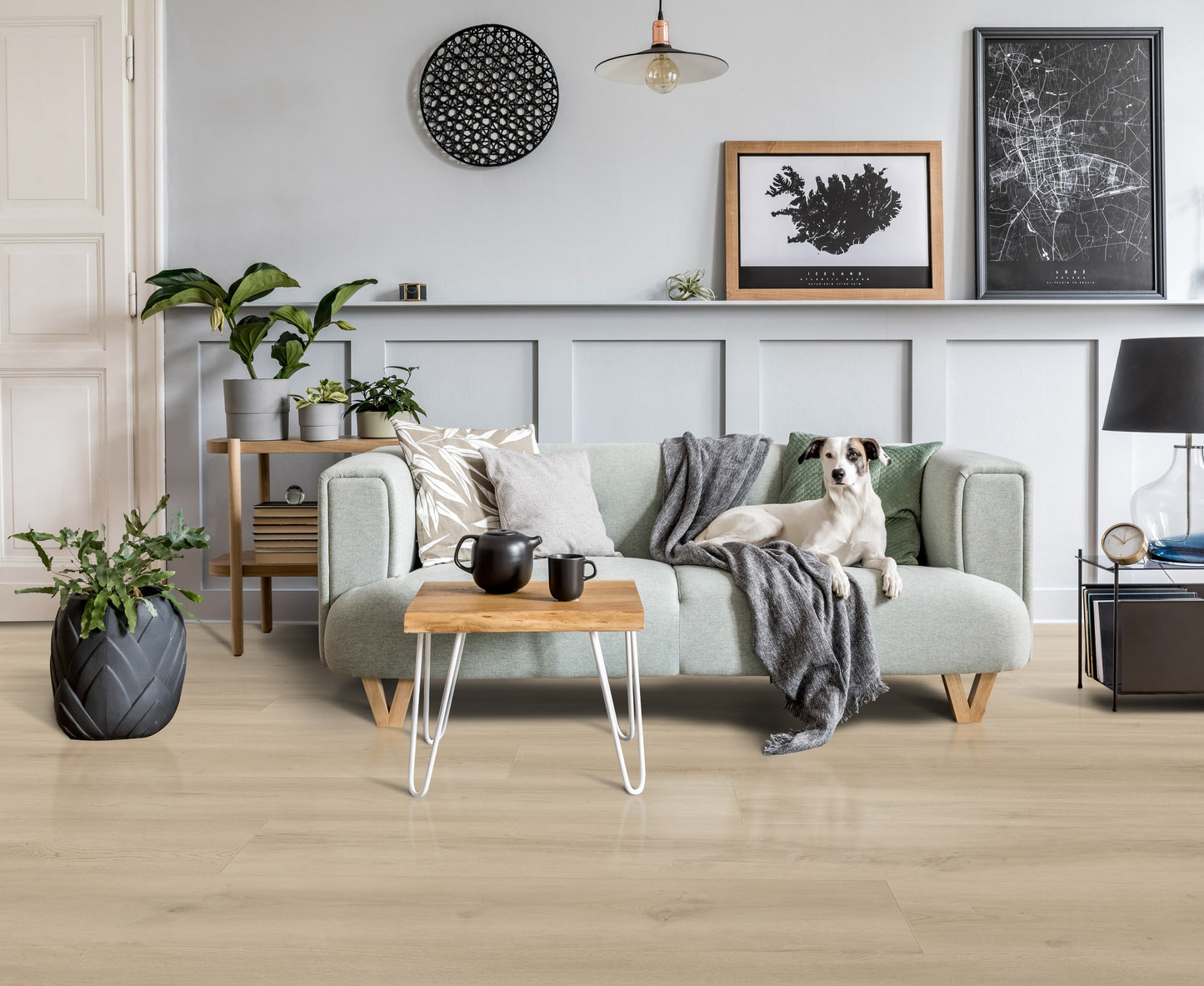 CALI Vinyl Longboards Coastline Cliff 9-in Wide x 8-mm Thick Water-Resistant Luxury Vinyl Plank Flooring (26.62-sq ft)