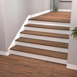 Cali Bamboo Vinyl Pro 11.5-in x 48.03-in Java Prefinished Stair Tread