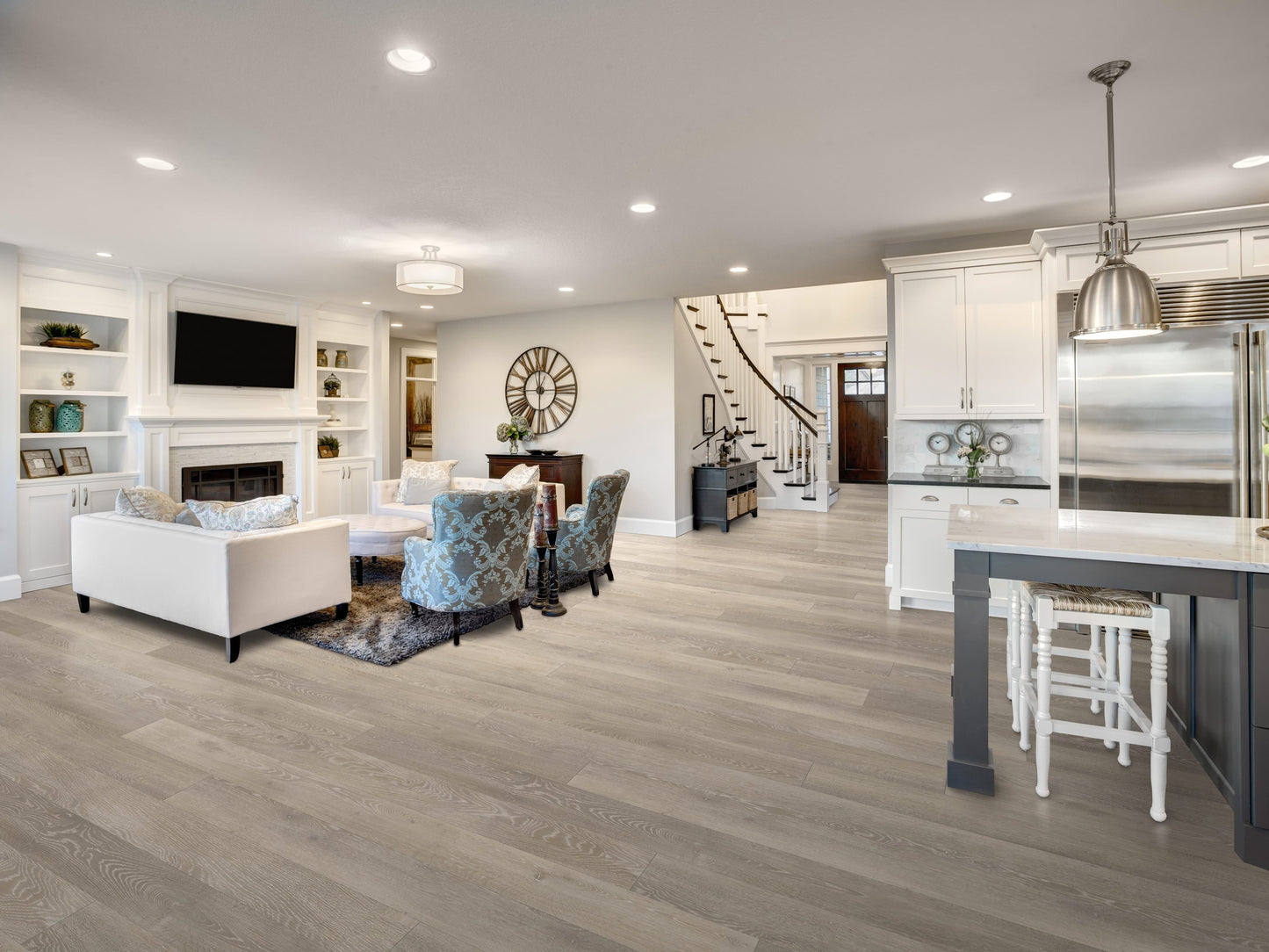 CALI Longboards Vinyl Pro Whitewater Oak 9-in Wide x 8-mm Thick Waterproof Interlocking Luxury Vinyl Plank Flooring (26.62-sq ft)