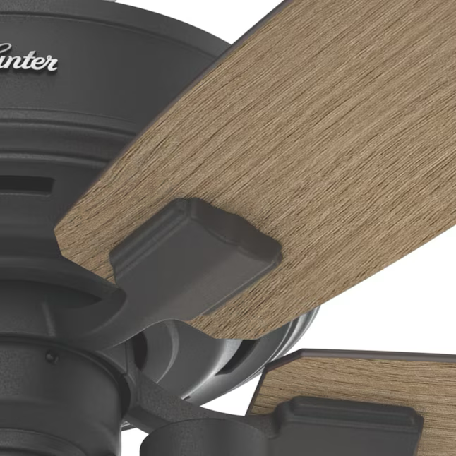 Hunter Lincoln Edison Style LED 52-in Natural Iron LED Indoor Ceiling Fan (5-Blade)