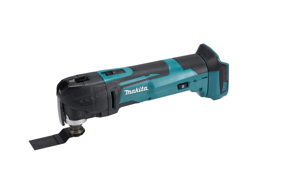 Makita 18V LXT Lithium‑Ion Cordless Variable Speed Oscillating Multi‑Tool, Tool‑Only (XMT03Z) with Blade and Accessory Adapters
