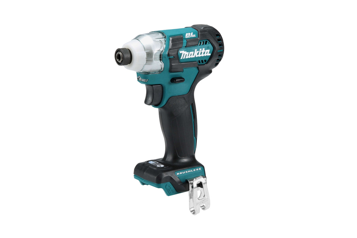 Makita 12V max CXT Lithium‑Ion Brushless 1/4 in. Cordless Impact Driver, Tool Only (DT04Z)