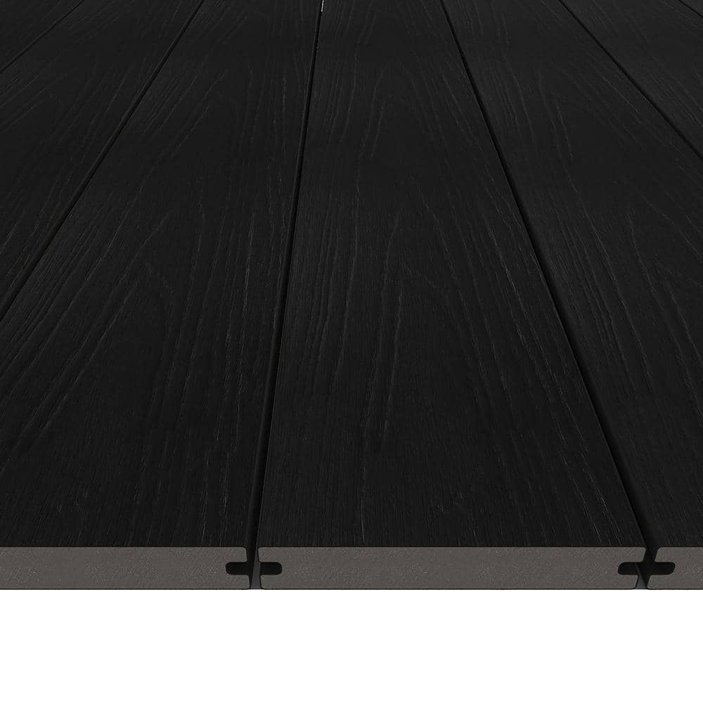 NewTechWood 1 in. x 6 in. x 8 ft. Indian Ebony UltraShield Composite Decking Board